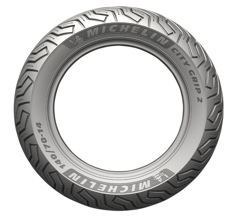14 inch Super Street tires. Michelin brand rear tire